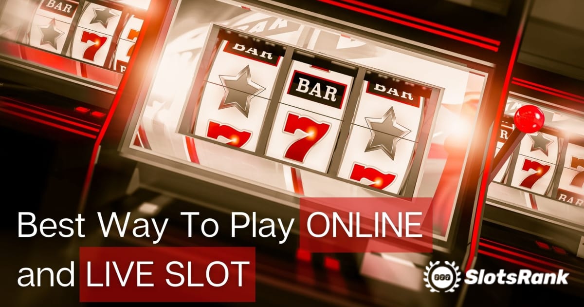 Acesta este cel mai bun mod de a juca atât sloturi online, cât și sloturi live