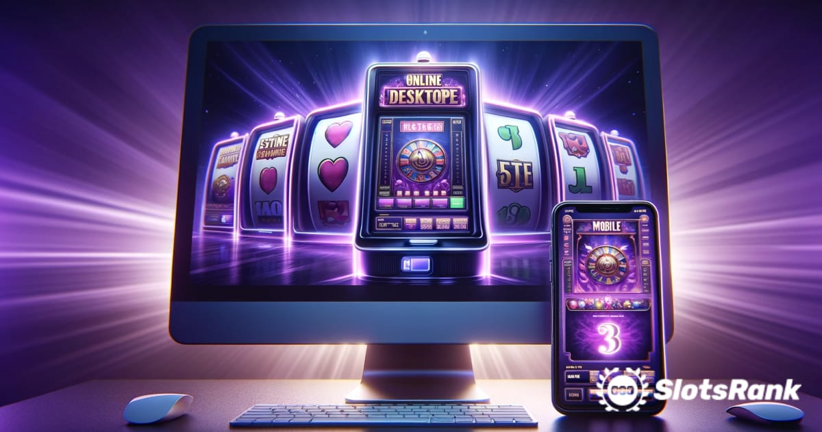 Sloturi pentru cazinouri desktop vs. mobile: Ghid cuprinzător
