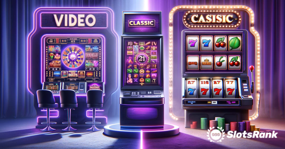 Video vs. sloturi clasice de cazino online: care dintre ele este mai bună?